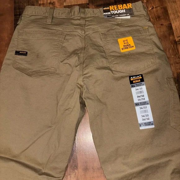 Ariat Jeans Pants Rebar Dura Stretch New - Picture 4 of 5